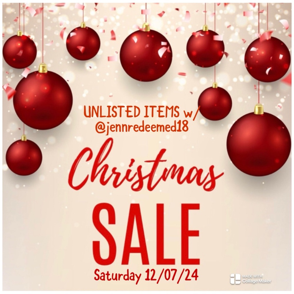 UNLISTED ITEM - SAT 12/7/24 LIVE